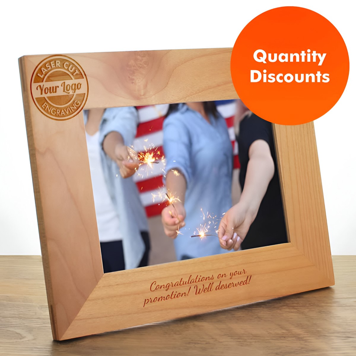 Personalised Logo Upload Photo Frame
