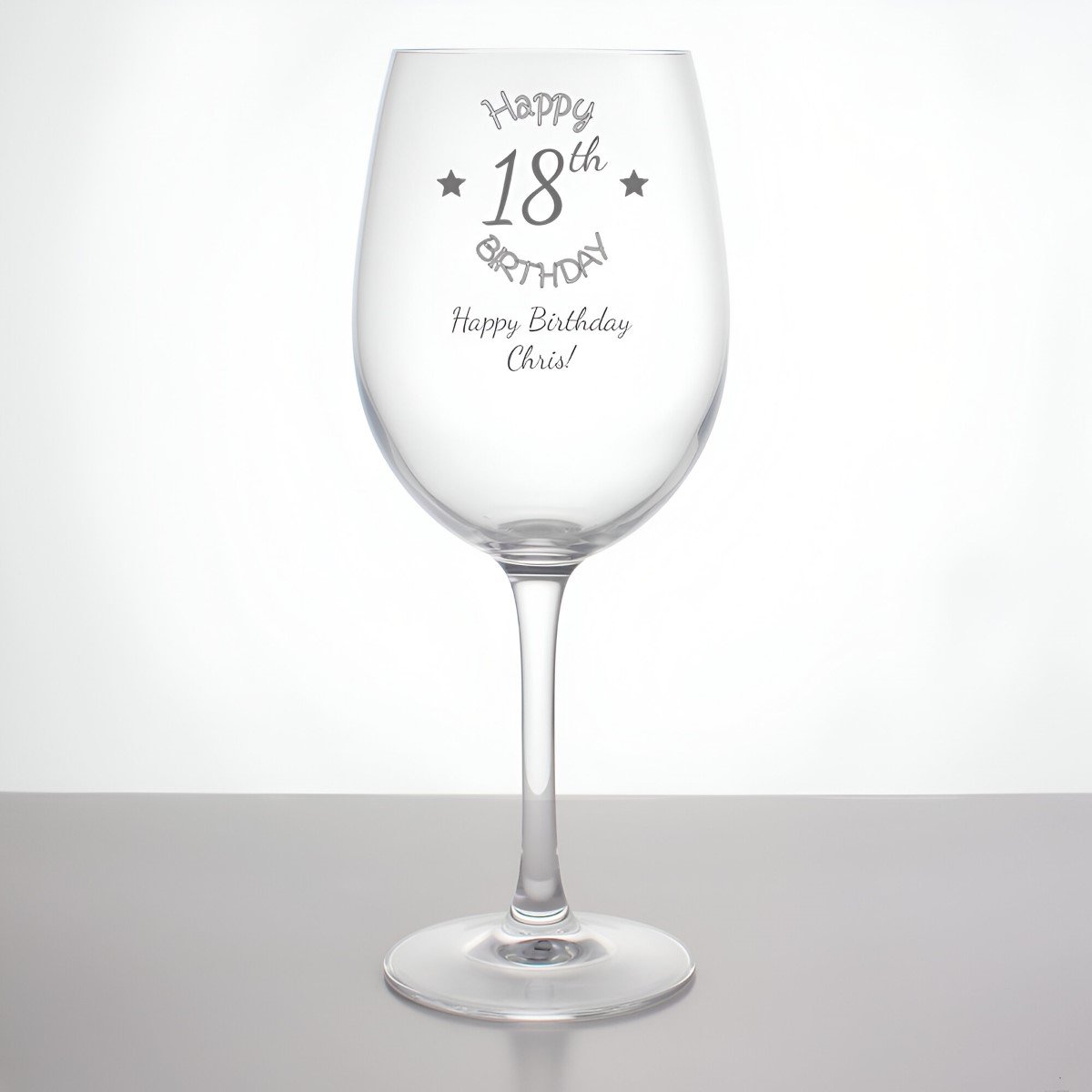Th Birthday Personalised Wine Glass Th Birthday Personalised Wine Glass