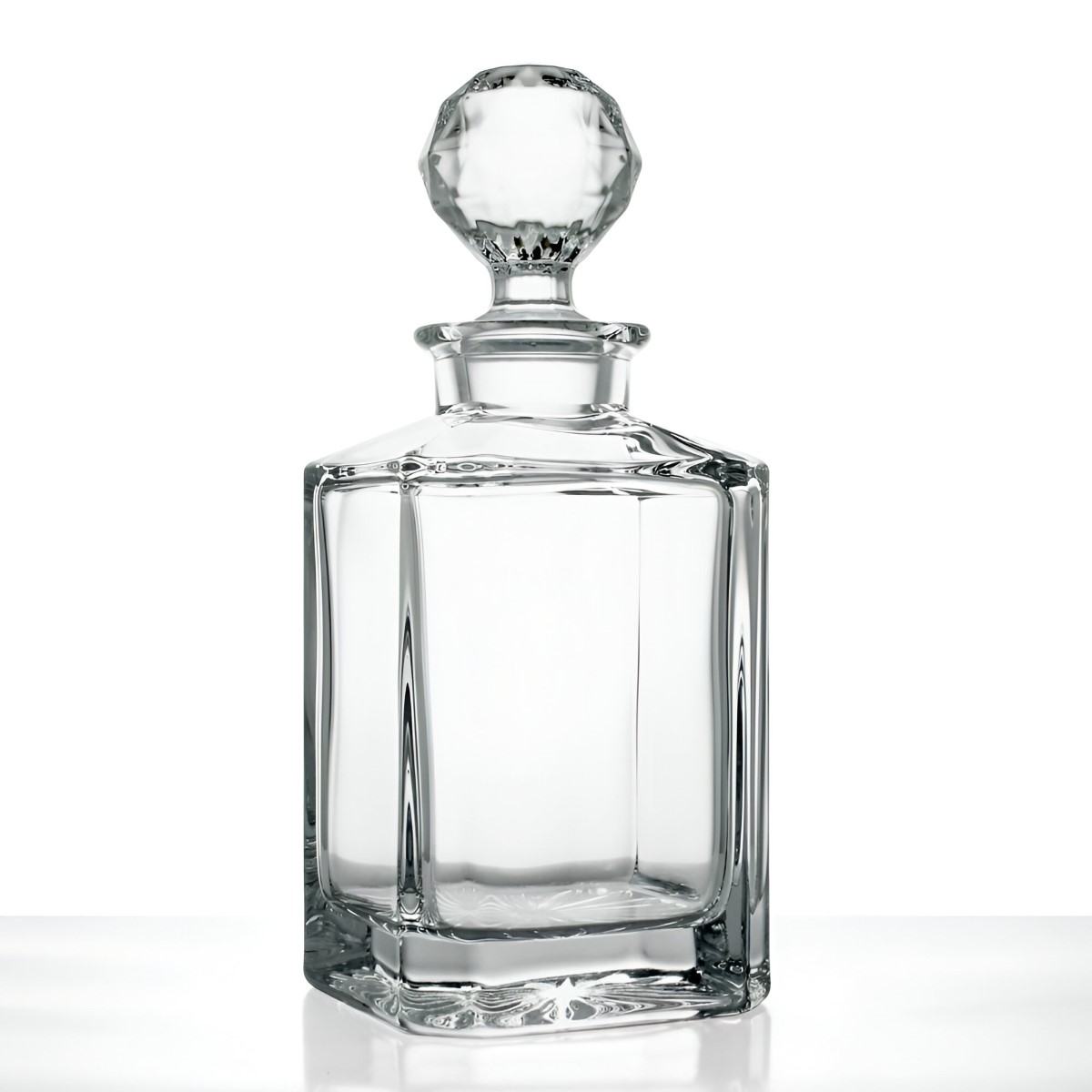 Logo Engraved Personalised Square Based Decanter