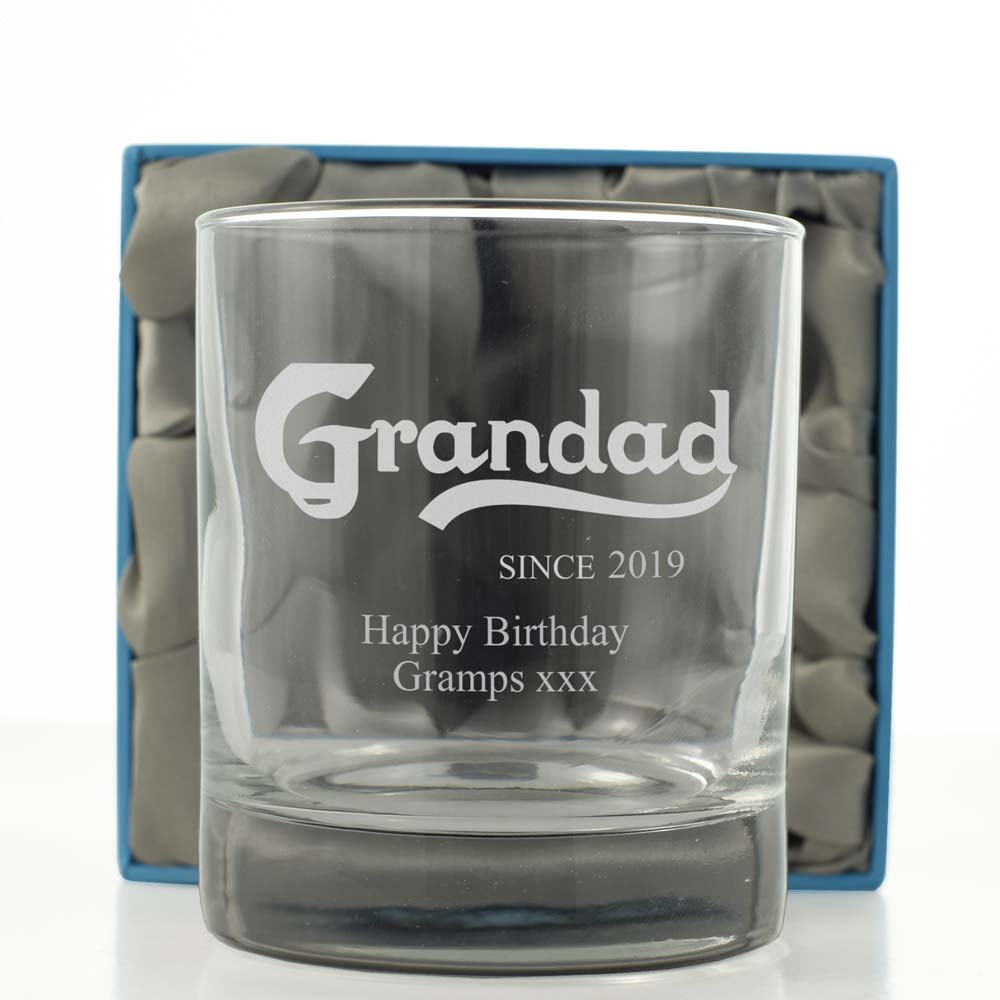 Grandad Since Personalised Tumbler - Click Image to Close