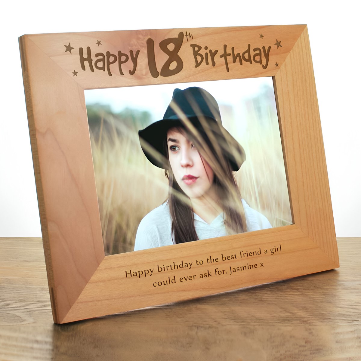 18th Birthday Photo Frame Personalised - Click Image to Close