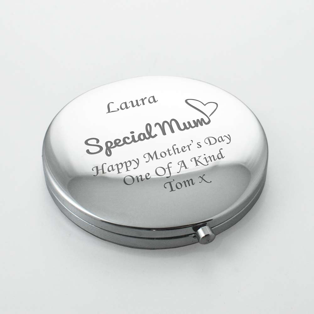 Personalised Compact Mirror For A Special Mum - Click Image to Close