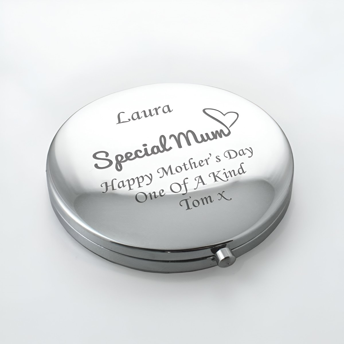 Personalised Compact Mirror For A Special Mum - Click Image to Close