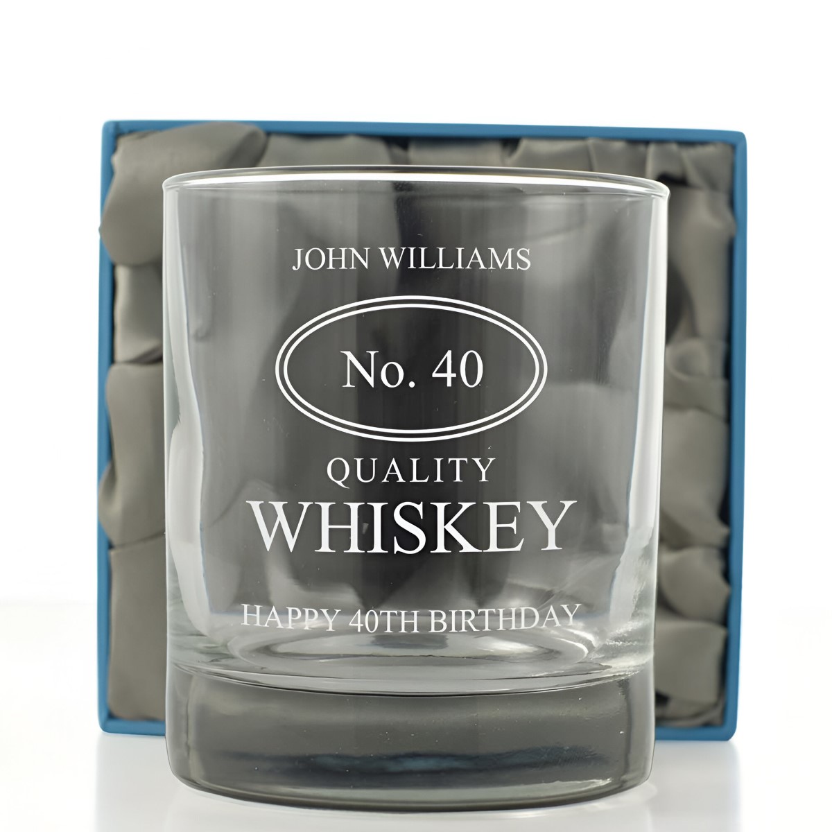 Personalised Quality Whiskey Glass Tumbler - Click Image to Close