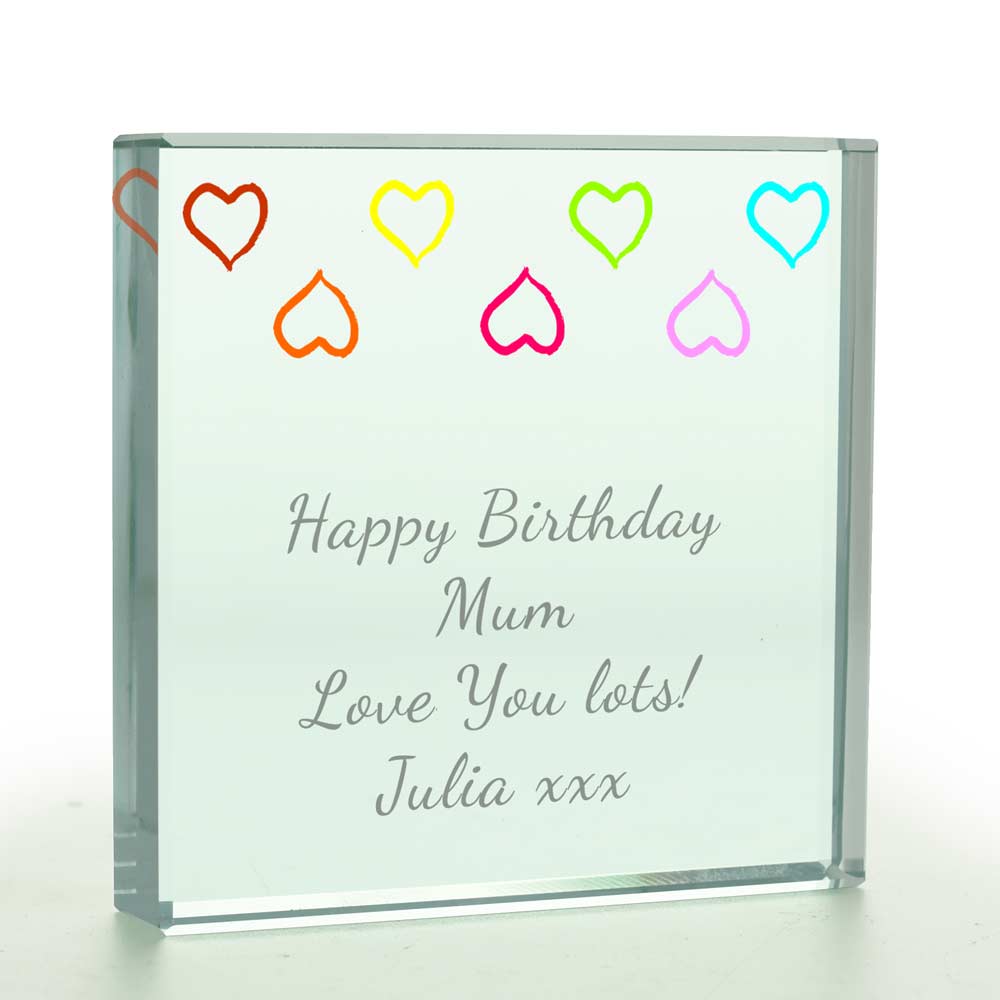 Personalised Love Heart Token - Click Image to Close