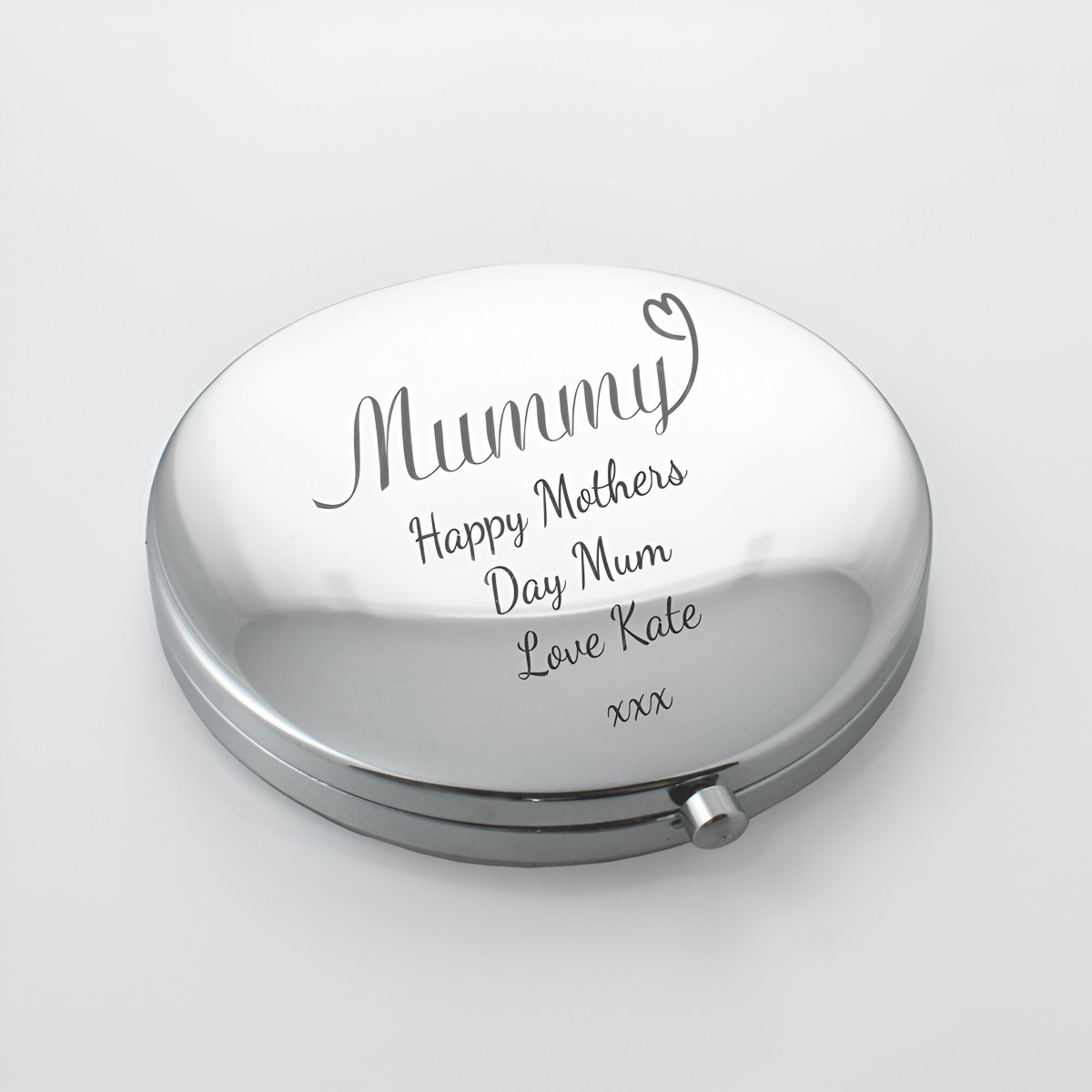 Personalised Mothers Love Compact Mirror - Click Image to Close