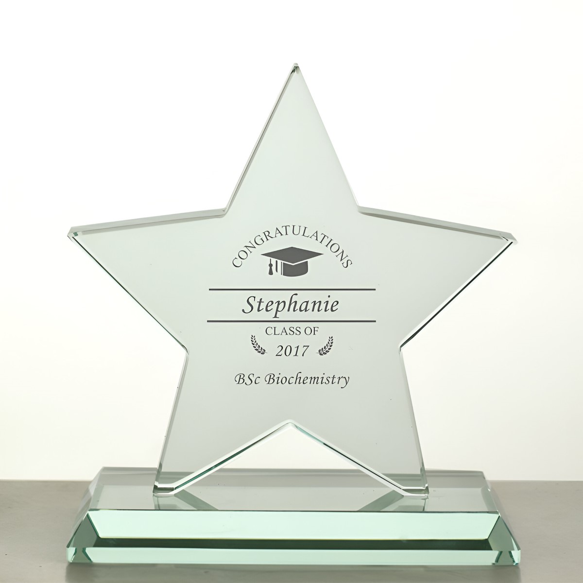 Personalised Graduation Star Award - Click Image to Close