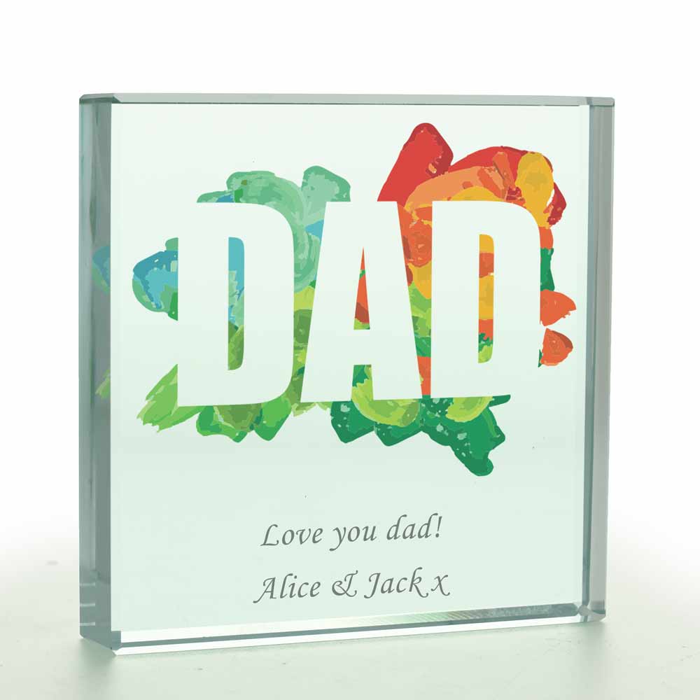 Personalised Painting From The Kids Fathers Day Token - Click Image to Close