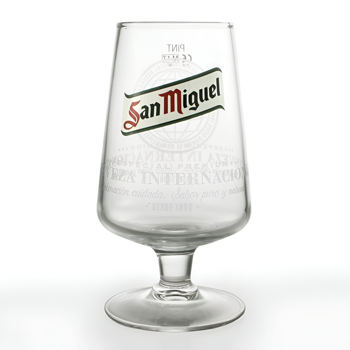 Personalised San Miguel Pint Glass - Click Image to Close