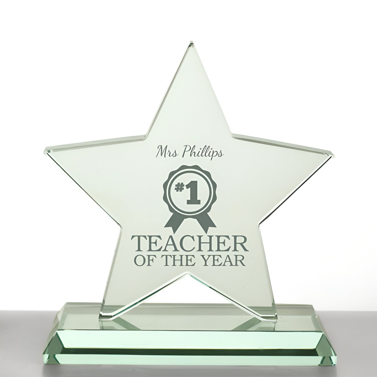 Personalised Teacher Of The Year Star Award