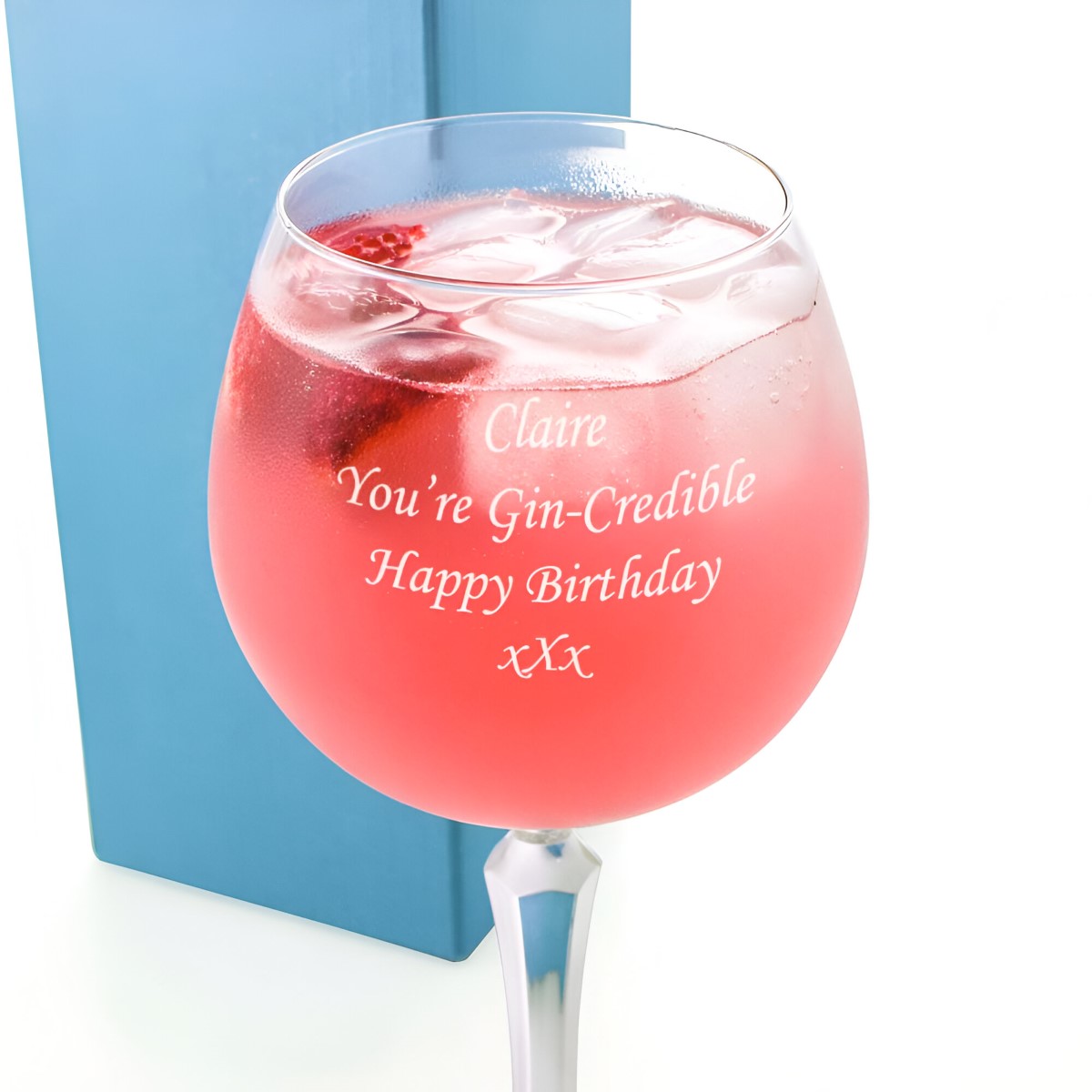 Personalised Vintage Gin And Tonic Copa Glass