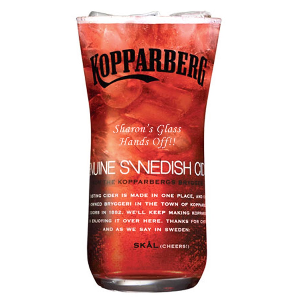 Personalised Kopparberg Glass 500 ml - Click Image to Close