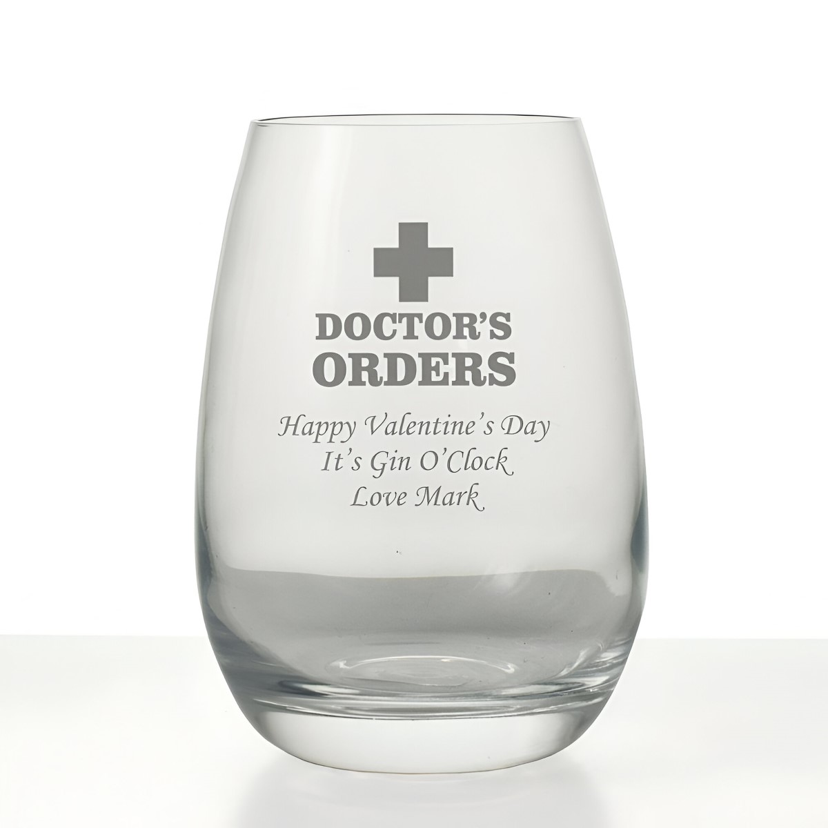 Personalised Doctor's Orders Grand Hiball Glass - Click Image to Close