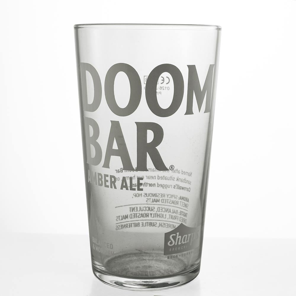 Personalised Doom Bar Ale Pint Glass - Click Image to Close