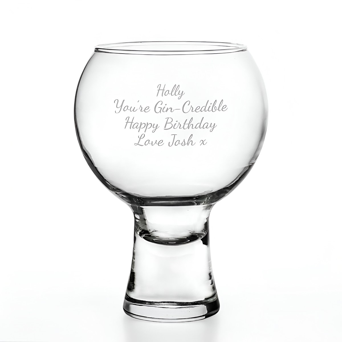 Personalised Alternato Gin Glass