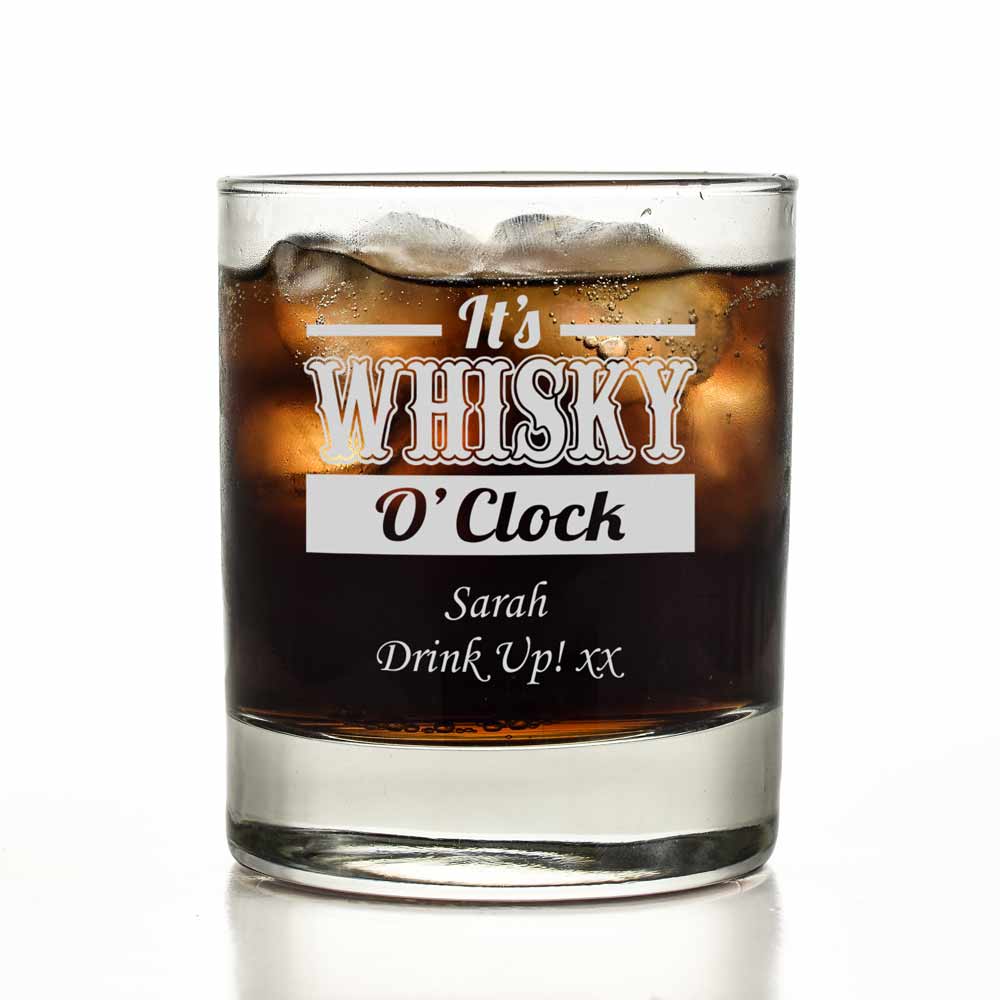 Personalised Whisky O'Clock Tumbler - Click Image to Close