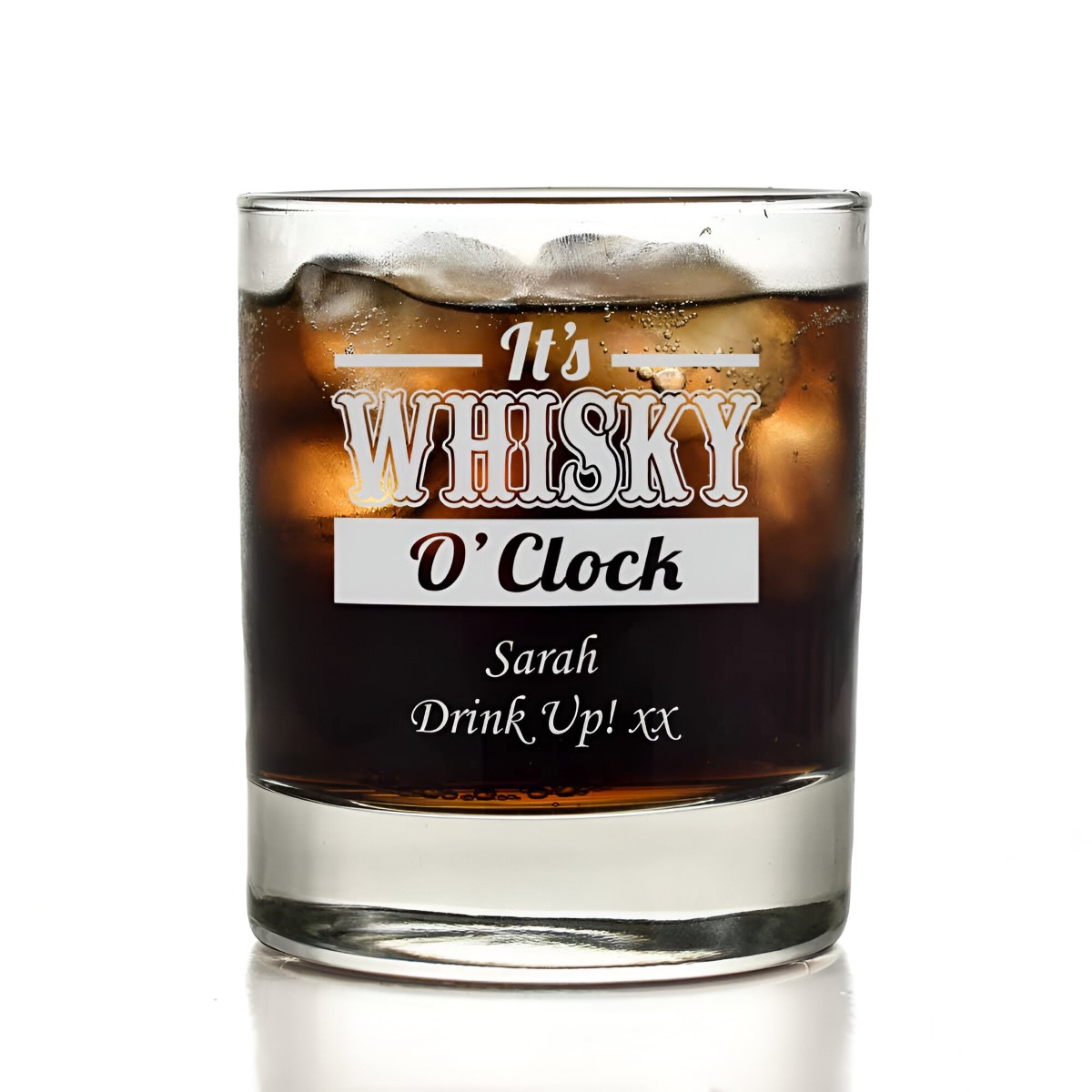 Personalised Whisky O'Clock Tumbler - Click Image to Close