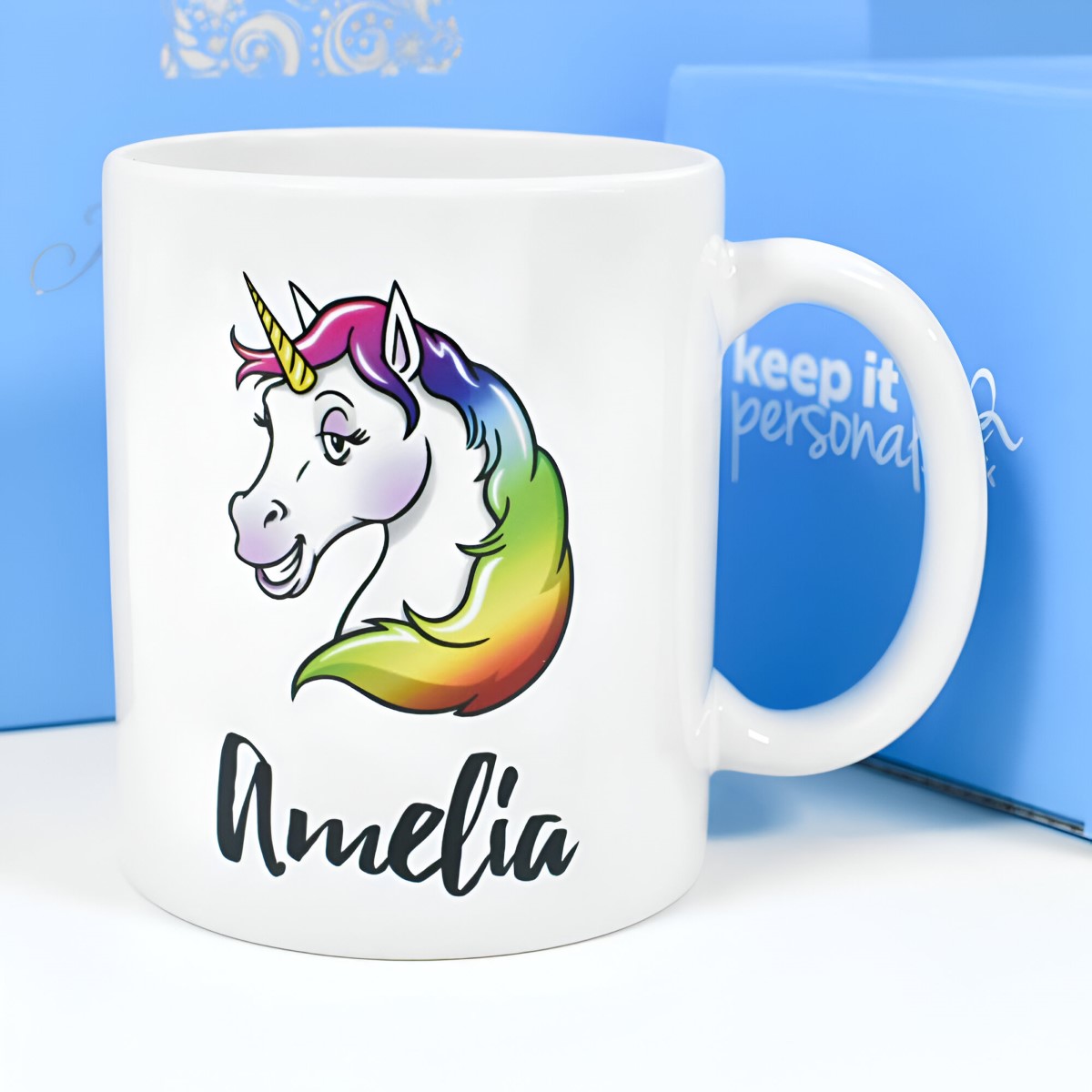 Personalised Mug - Unicorn - Click Image to Close