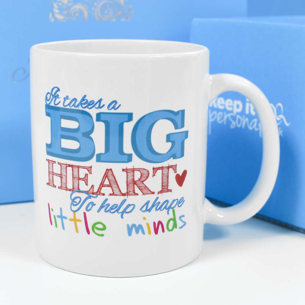 Personalised Mug - Big Heart Little Minds - Click Image to Close