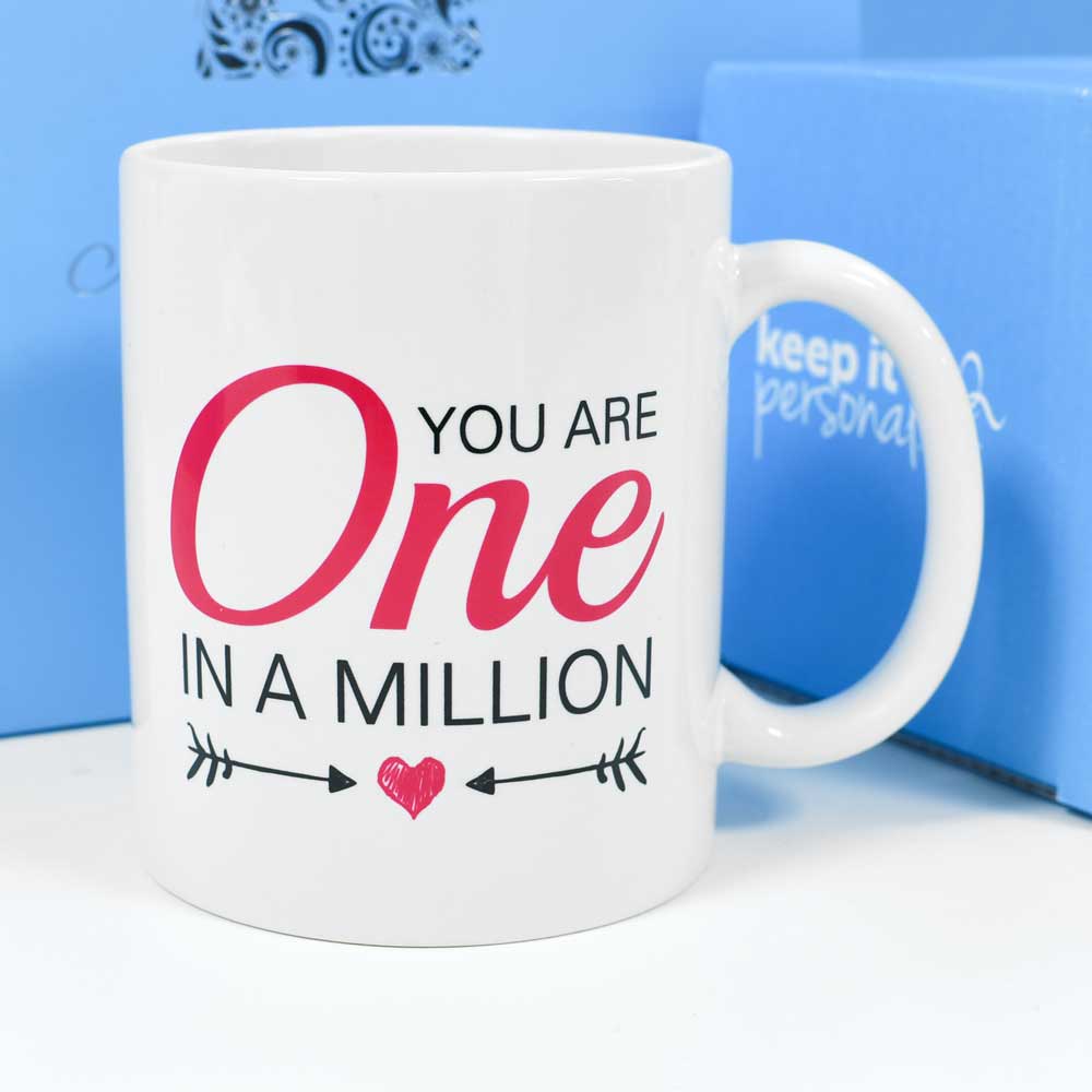 Personalised Mug - One In A Million - Click Image to Close
