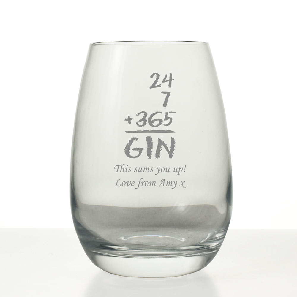 Personalised Grand Hiball - Gin Is The Answer - Click Image to Close