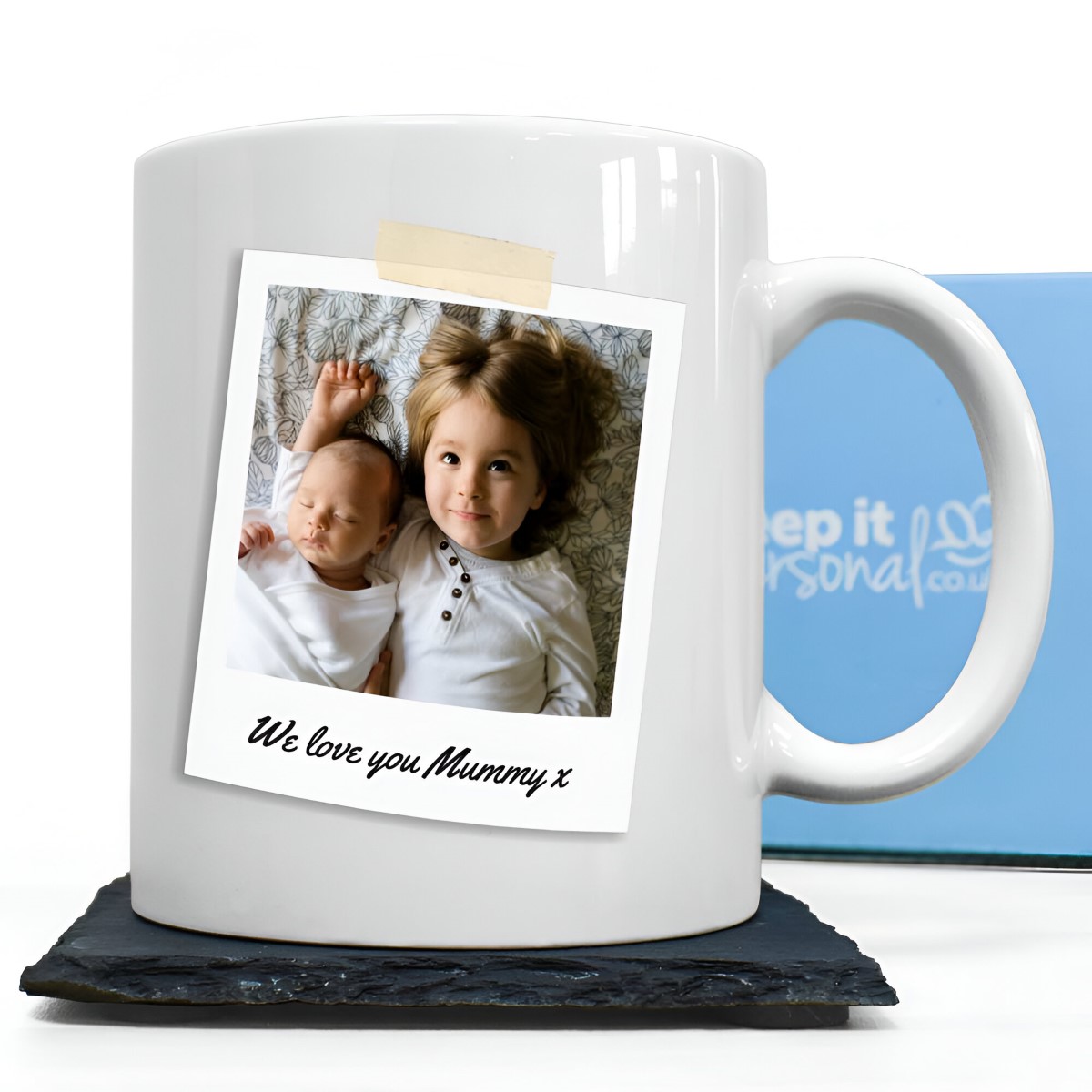 Personalised Mug - Polaroid Photo Upload - Click Image to Close