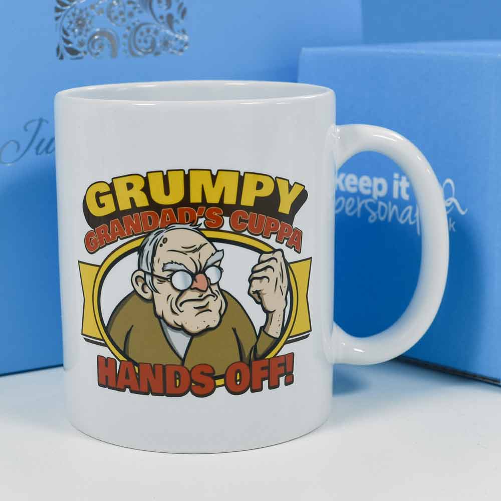 Personalised Mug - Grumpy Grandad - Click Image to Close