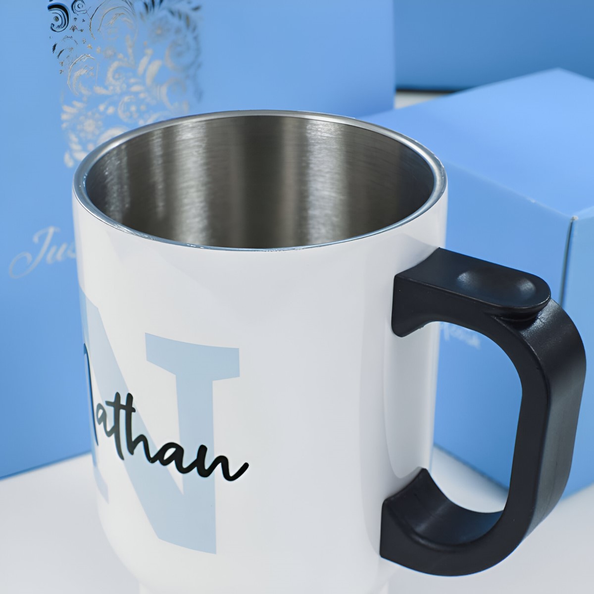 Personalised 14oz Travel Mug Any Name And Initial