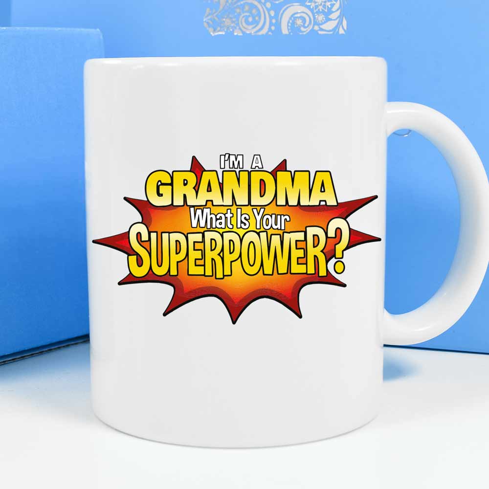 Personalised Mug - Grandma Superpower - Click Image to Close