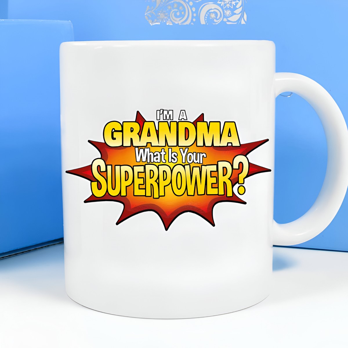 Personalised Mug - Grandma Superpower - Click Image to Close