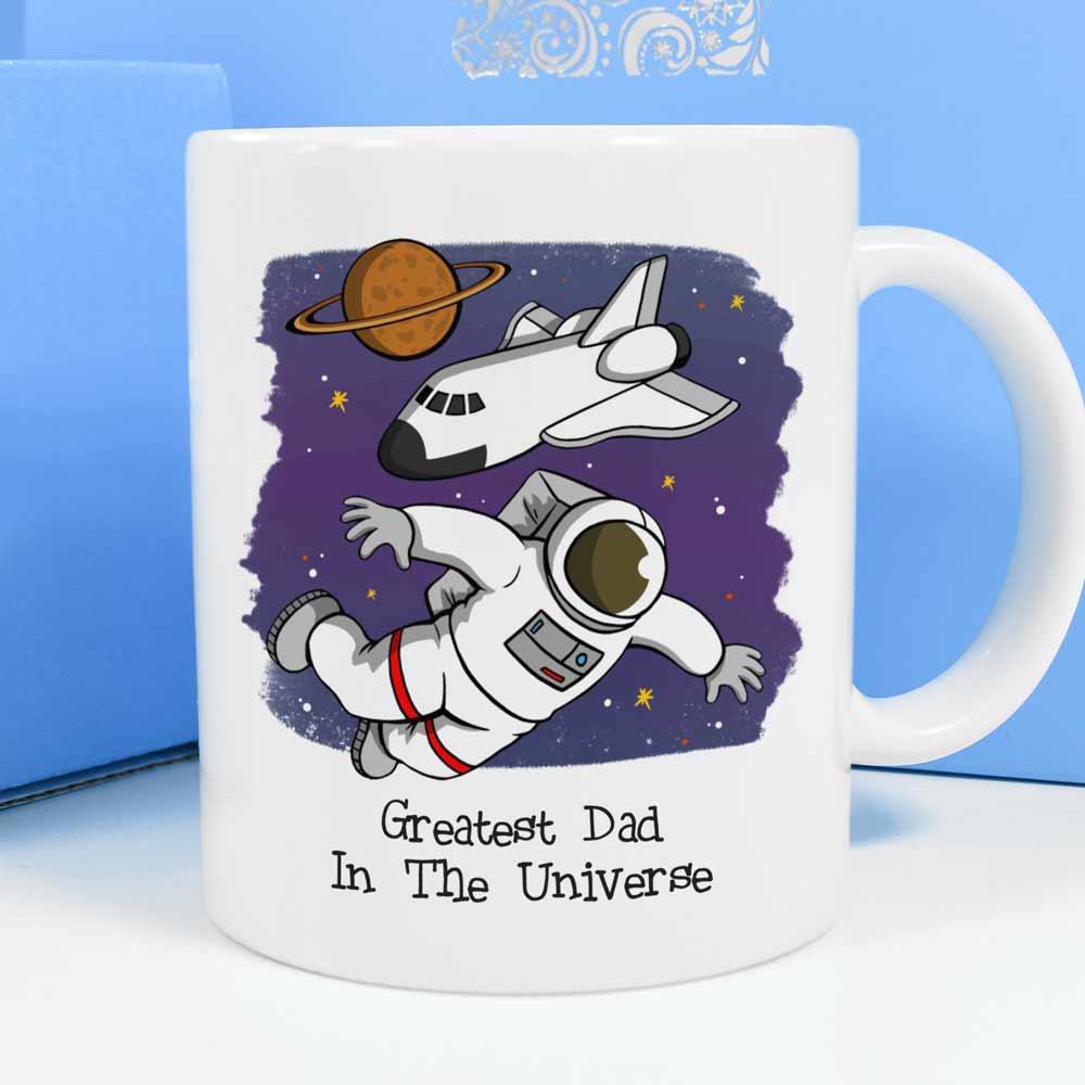 Personalised Mug - Greatest Dad In The Universe - Click Image to Close
