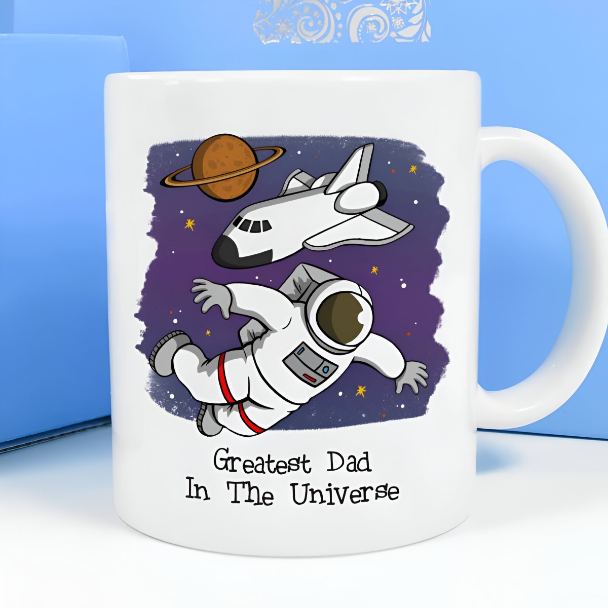 Personalised Mug - Greatest Dad In The Universe - Click Image to Close