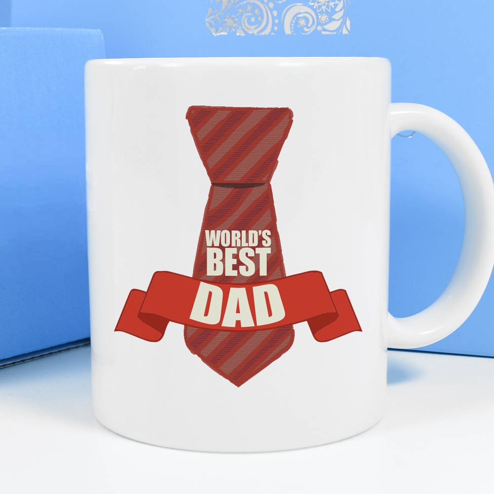 Personalised Mug - World's Best Dad - Click Image to Close