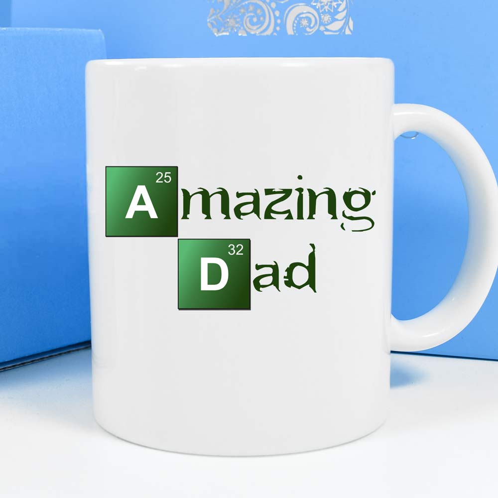 Personalised Mug - Amazing Dad - Click Image to Close