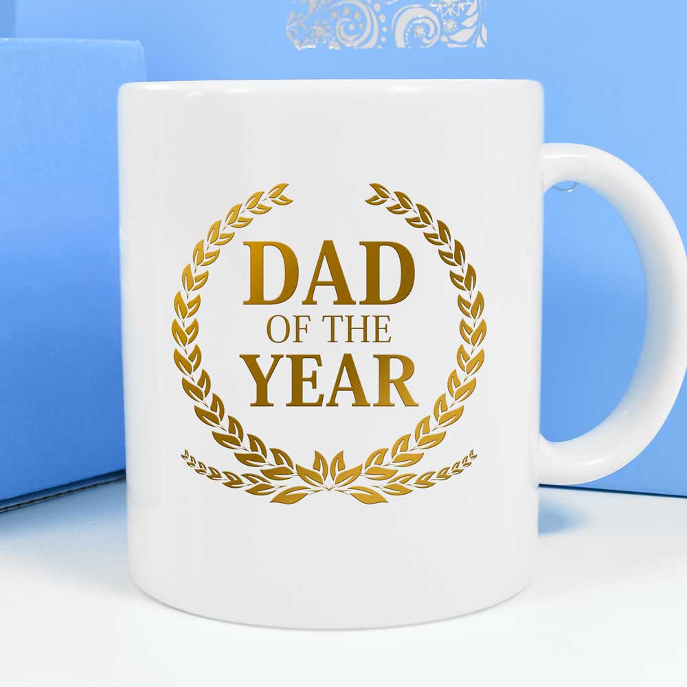 Personalised Mug - Dad Of The Year - Click Image to Close