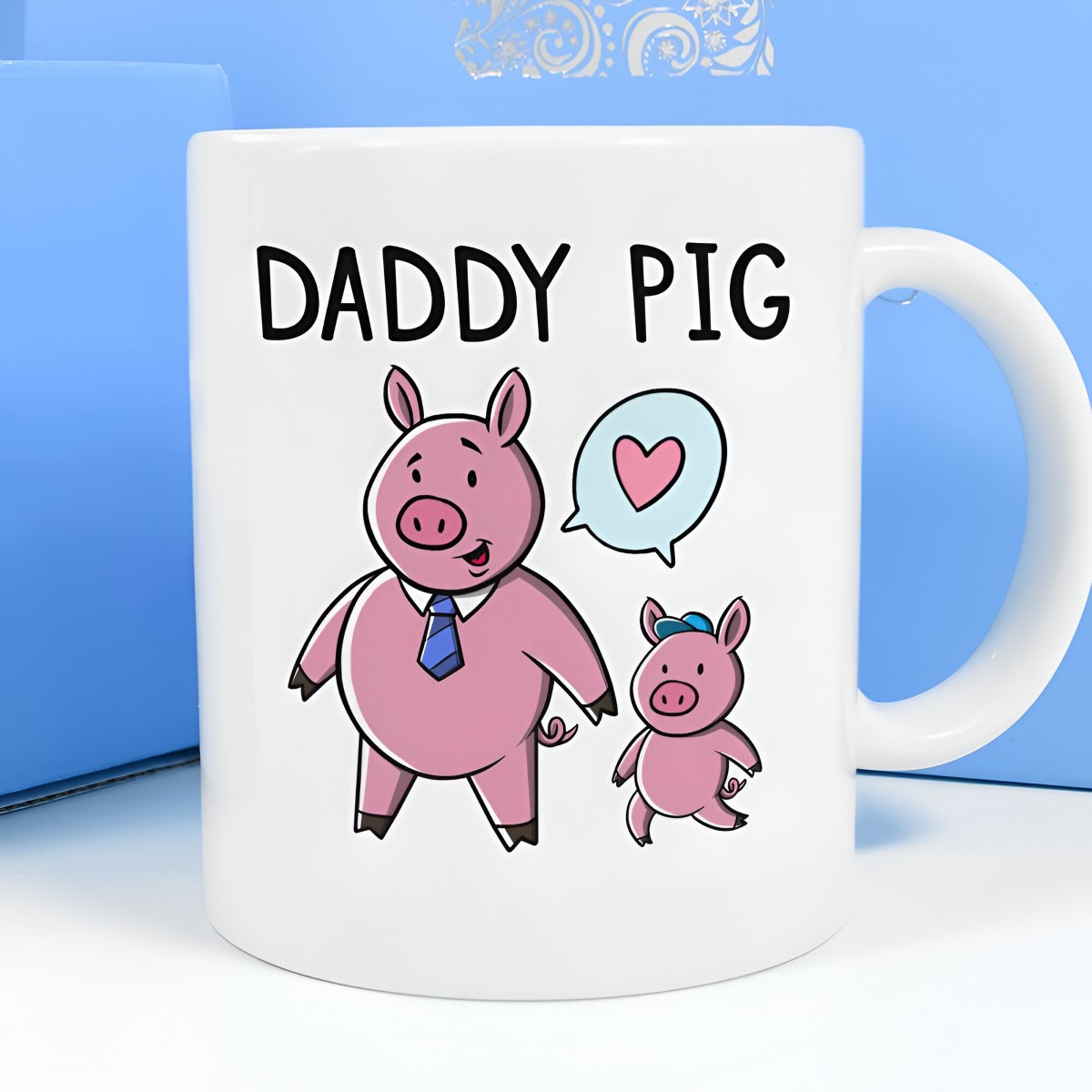 Personalised Mug - Daddy Pig - Click Image to Close