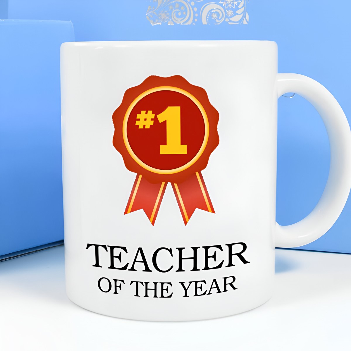 Personalised Mug - Teacher Of The Year - Click Image to Close