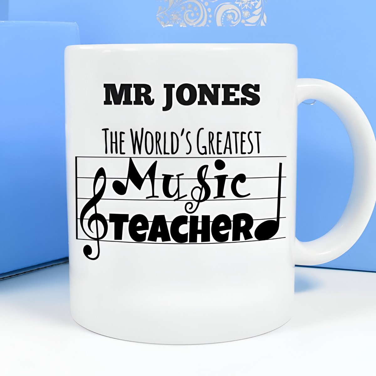 Personalised Mug - World's Greatest Music Teacher - Click Image to Close