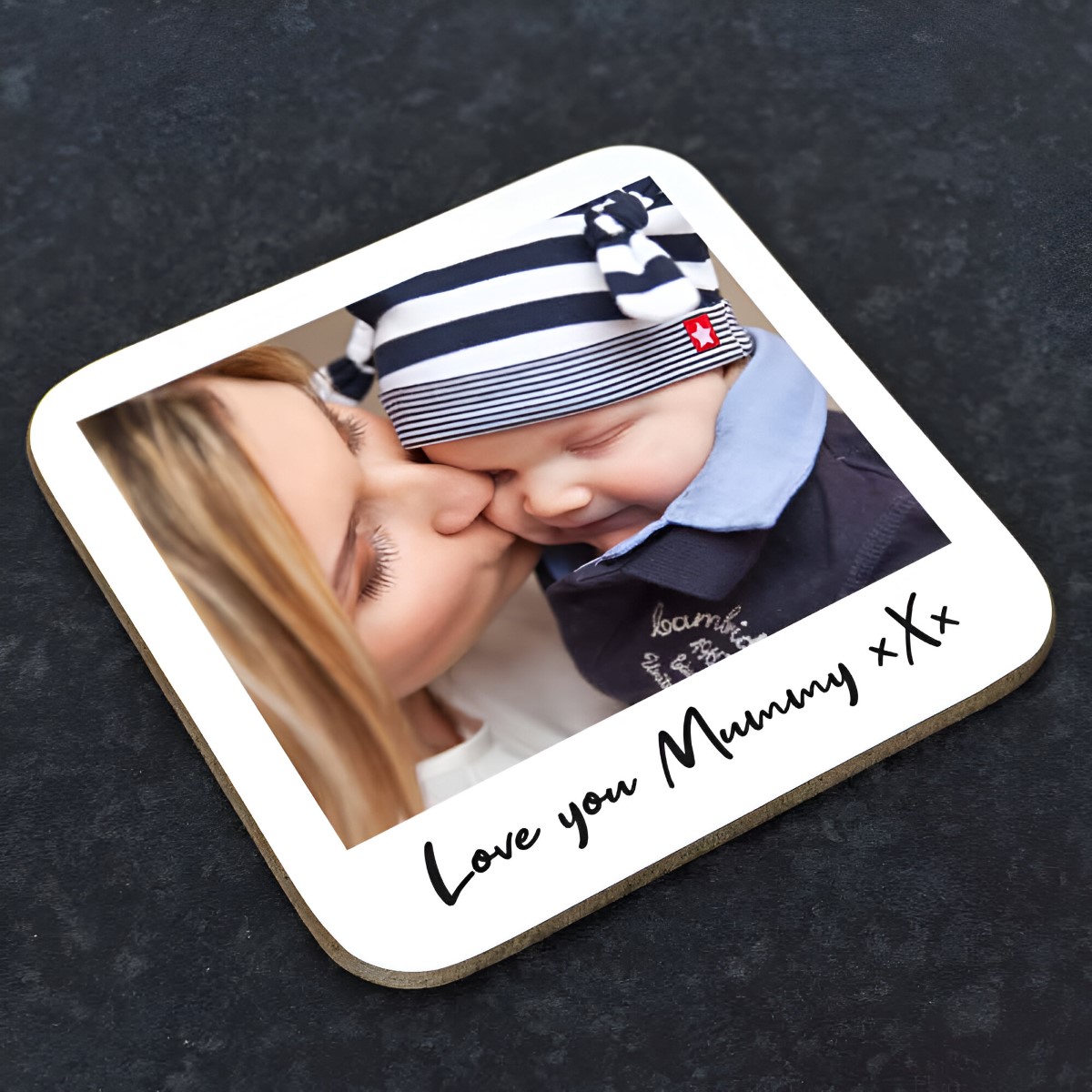 Personalised Polaroid Photo Coaster - Click Image to Close