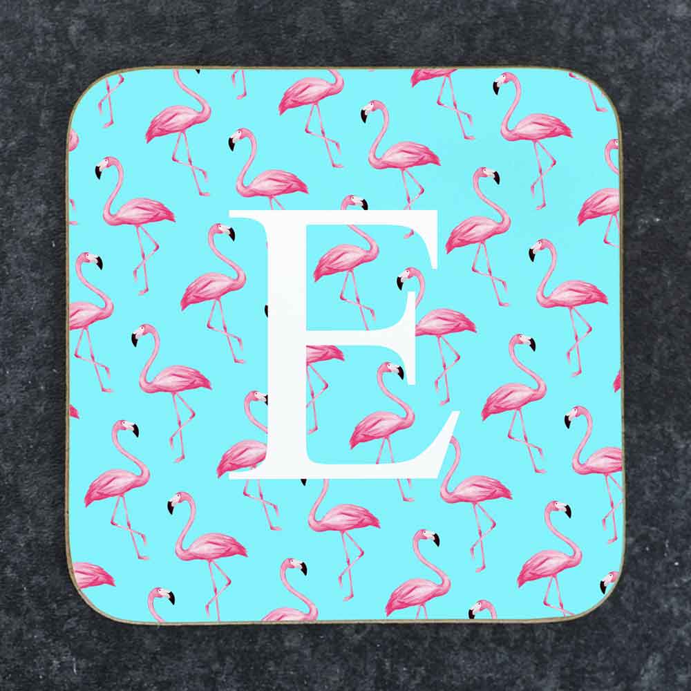 Personalised Coaster - Flamingos - Click Image to Close