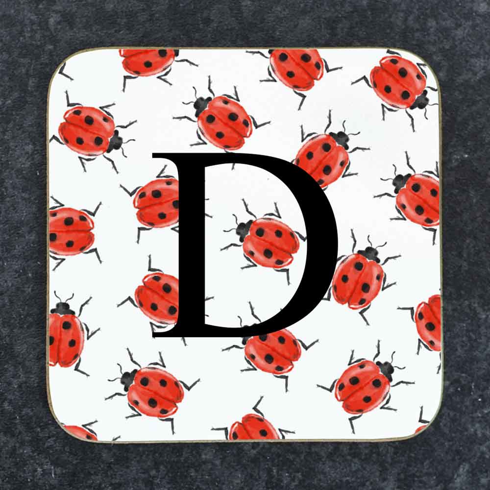 Personalised Coaster - Ladybird - Click Image to Close