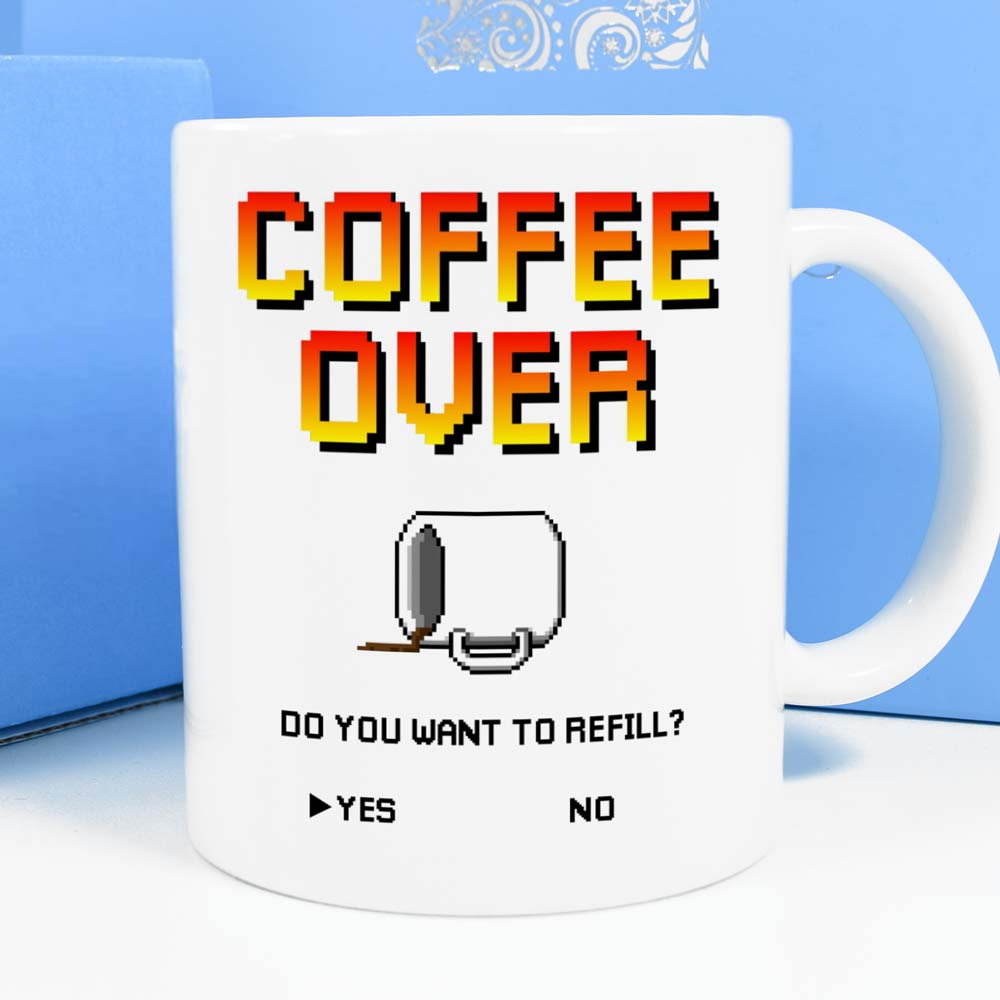 Personalised Mug - Game Over - Click Image to Close