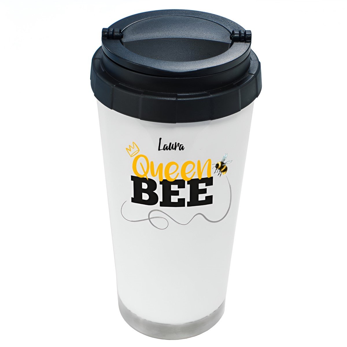 Personalised 16oz Thermal Tumbler - Queen Bee - Click Image to Close