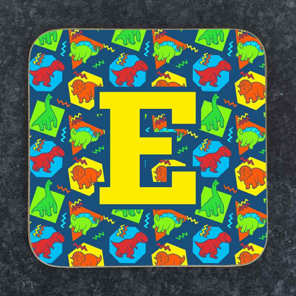 Personalised Coaster - Abstract Dinosaur Pattern - Click Image to Close