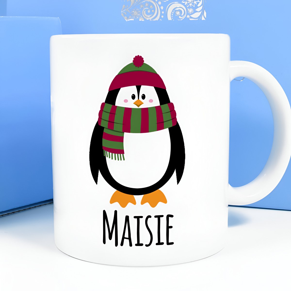 Personalised Mug - Penguin - Click Image to Close