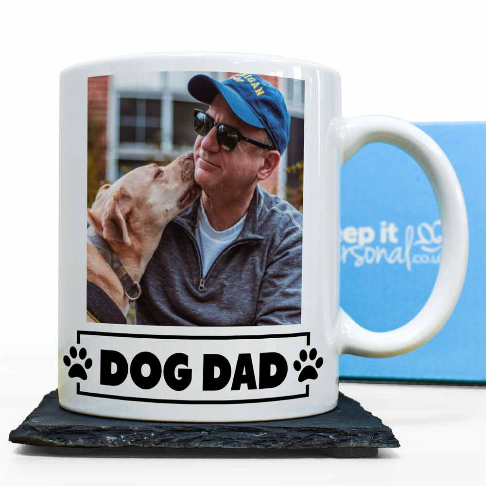 Personalised Mug - Dog Dad Photo Upload - Click Image to Close