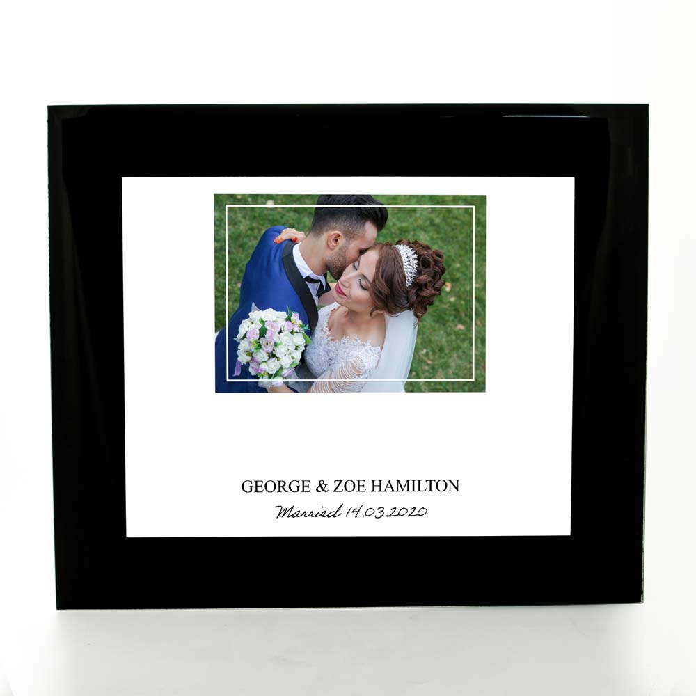 Personalised Photo Upload Landscape Print - Any Name And Message - Click Image to Close