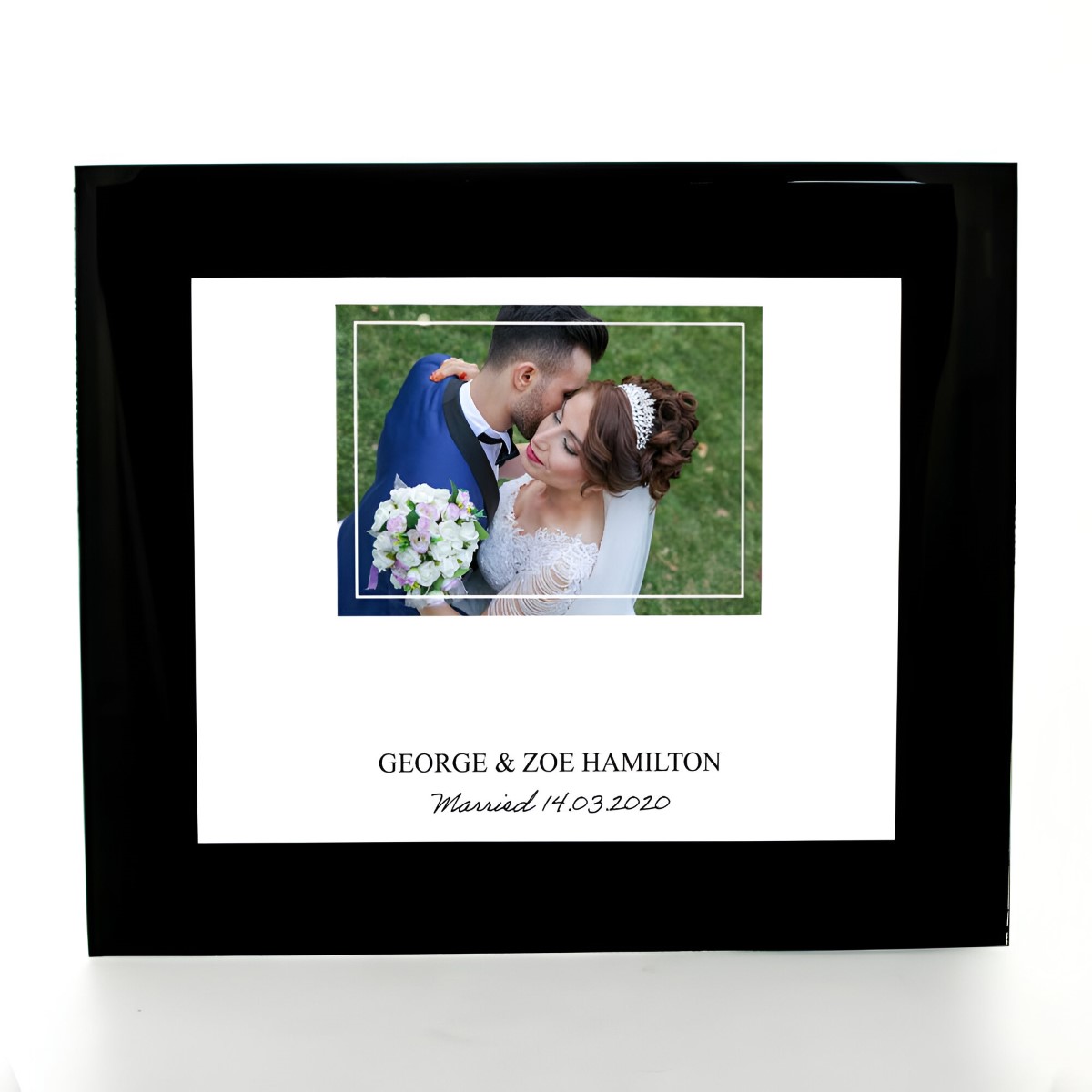 Personalised Photo Upload Landscape Print - Any Name And Message - Click Image to Close