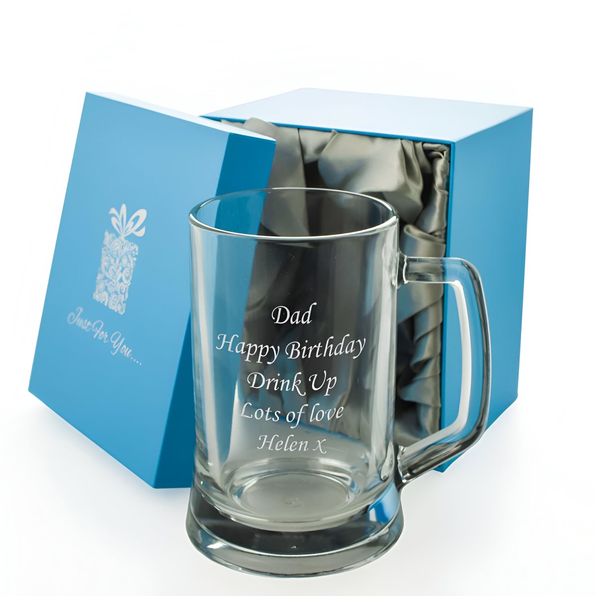 Personalised Pint Tankard With Satin Gift Box - Click Image to Close