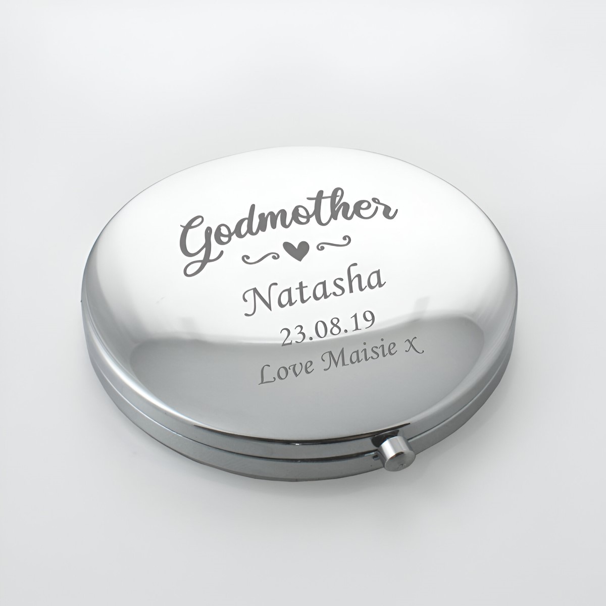 Personalised Godmother Compact Mirror